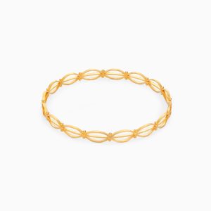 Tiesh 22kt Gold Eternity Bangle