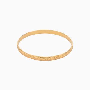 Tiesh 22kt Gold Designer Studded Bangle with Diamonds