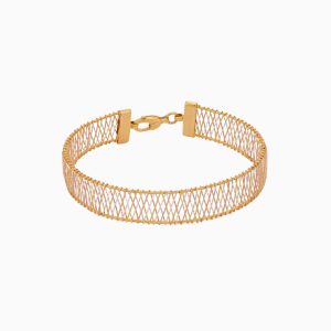 Tiesh 22kt Gold Net Bangle for Moments That Matter